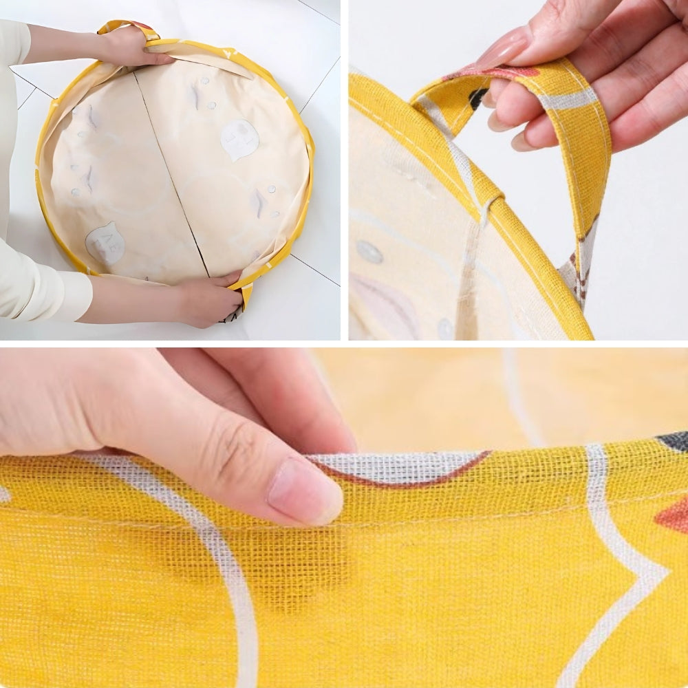 Happy Duck Waterproof Laundry Basket — product close-up