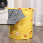 Happy Duck Waterproof Laundry Basket — lifestyle shot