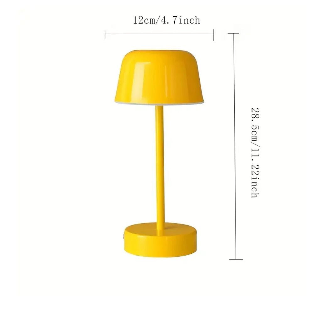 Lustra L-Shaped LED Mushroom Lamp — alternate angle view