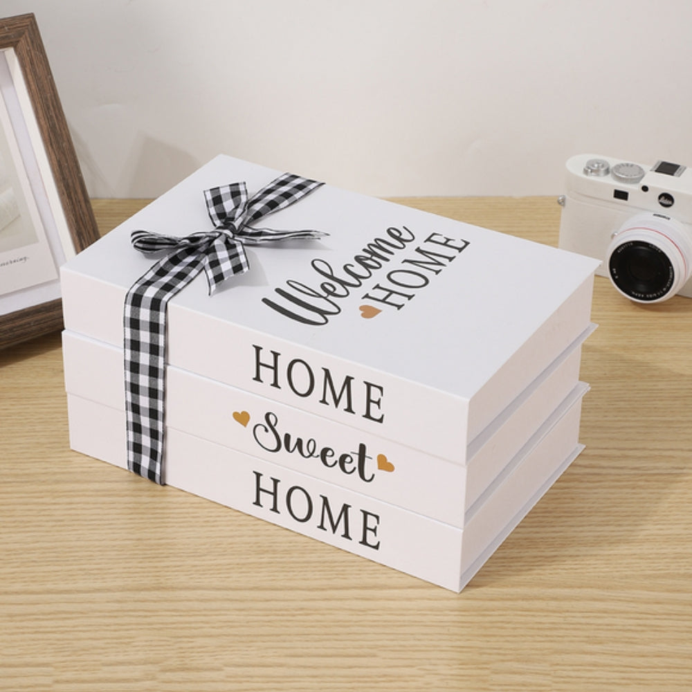 Inspiré Rustic Book Stack Home Shelf Decor — product in use
