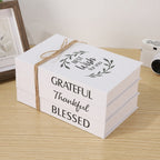 Inspiré Rustic Book Stack Home Shelf Decor — product feature detail