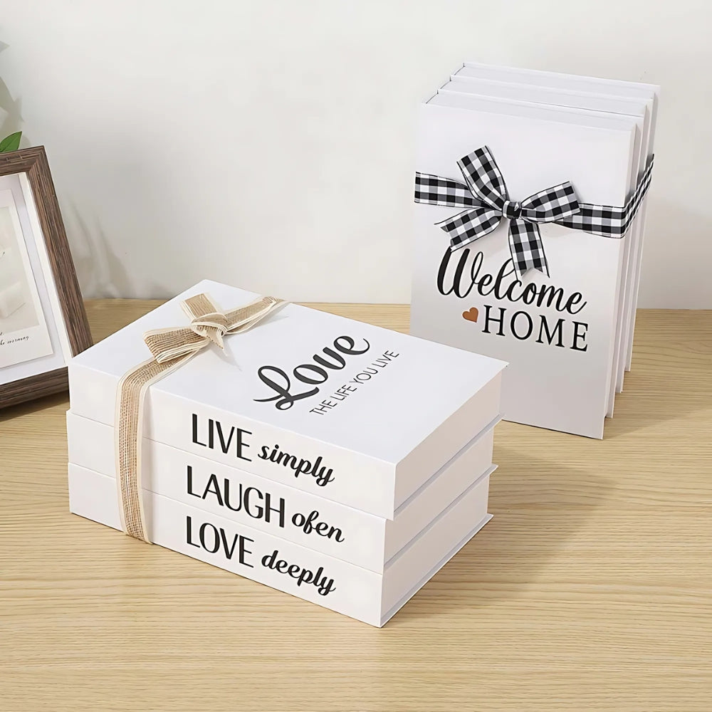 Inspiré Rustic Book Stack Home Shelf Decor — main product photo