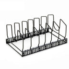 Iron Dish Pot Lid and Utensils Storage Rack — main product photo