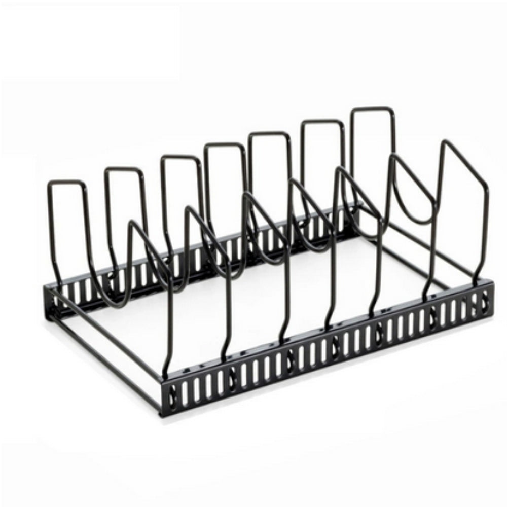 Iron Dish Pot Lid and Utensils Storage Rack — main product photo
