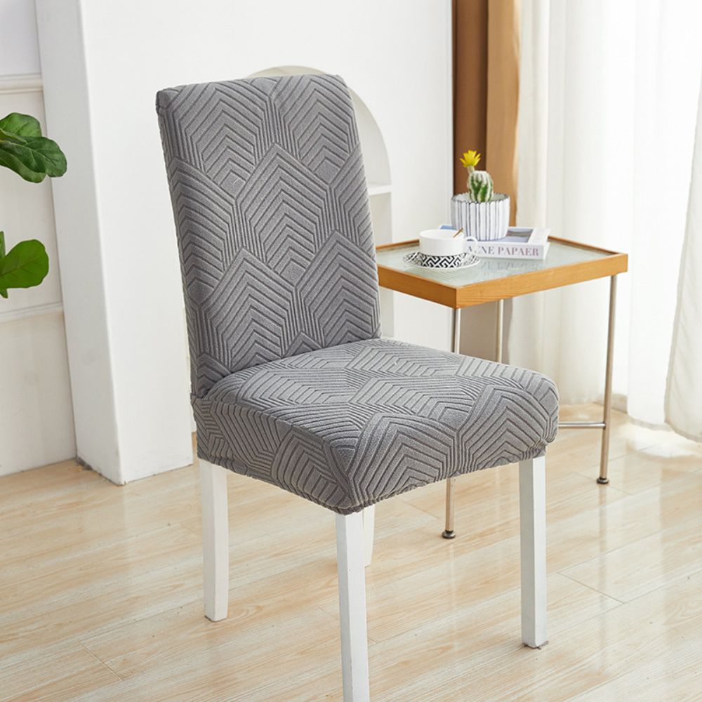 Jacquessa Elastic Jacquard Chair Cover — lifestyle shot