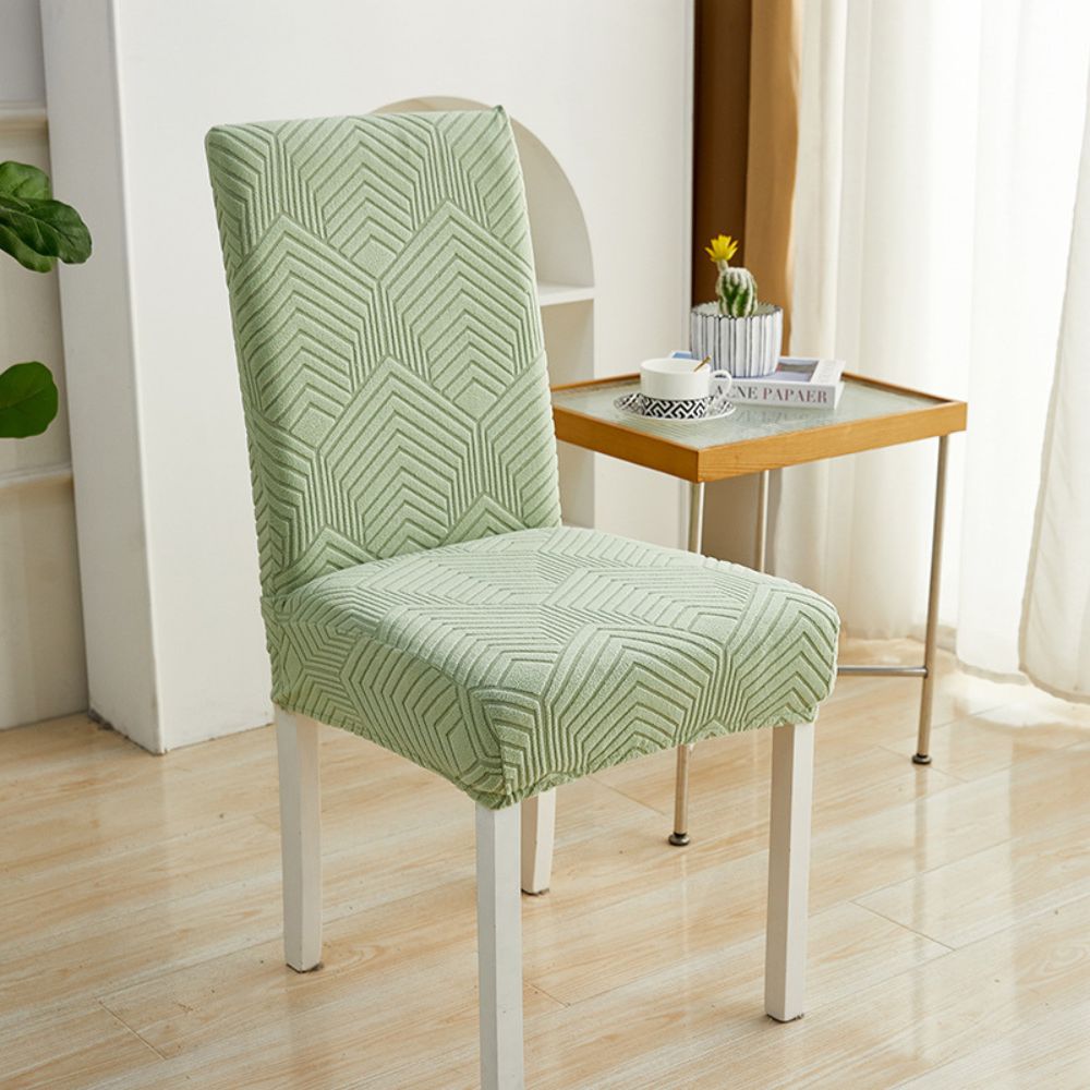 Jacquessa Elastic Jacquard Chair Cover — product feature detail