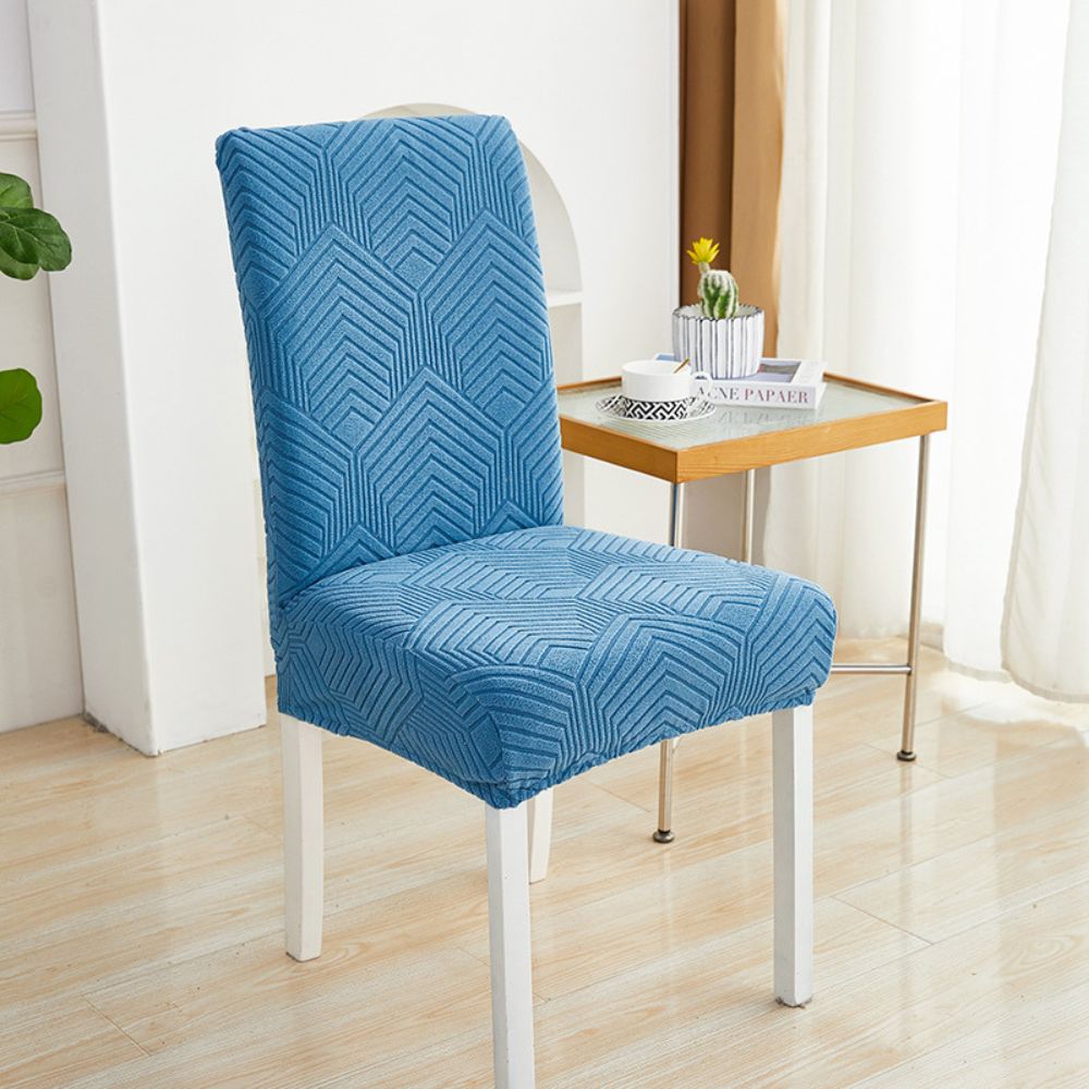 Jacquessa Elastic Jacquard Chair Cover — material texture close-up