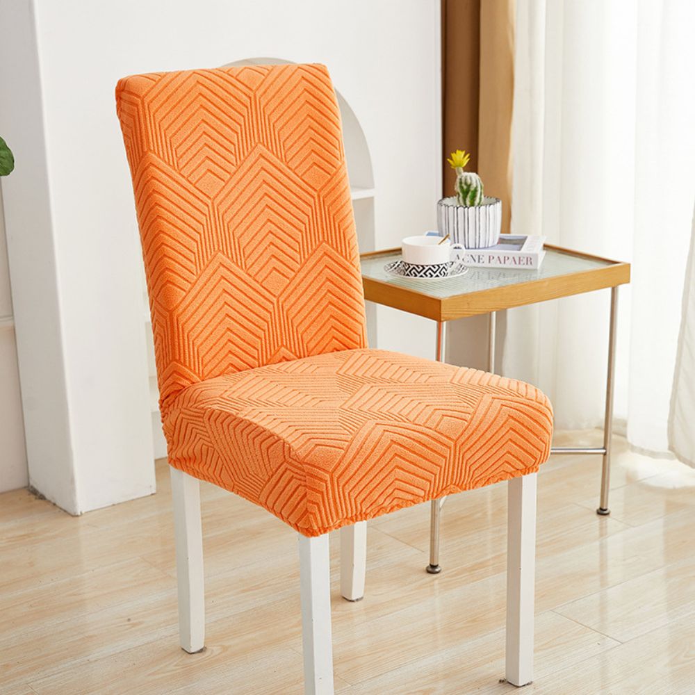 Jacquessa Elastic Jacquard Chair Cover — alternate angle view