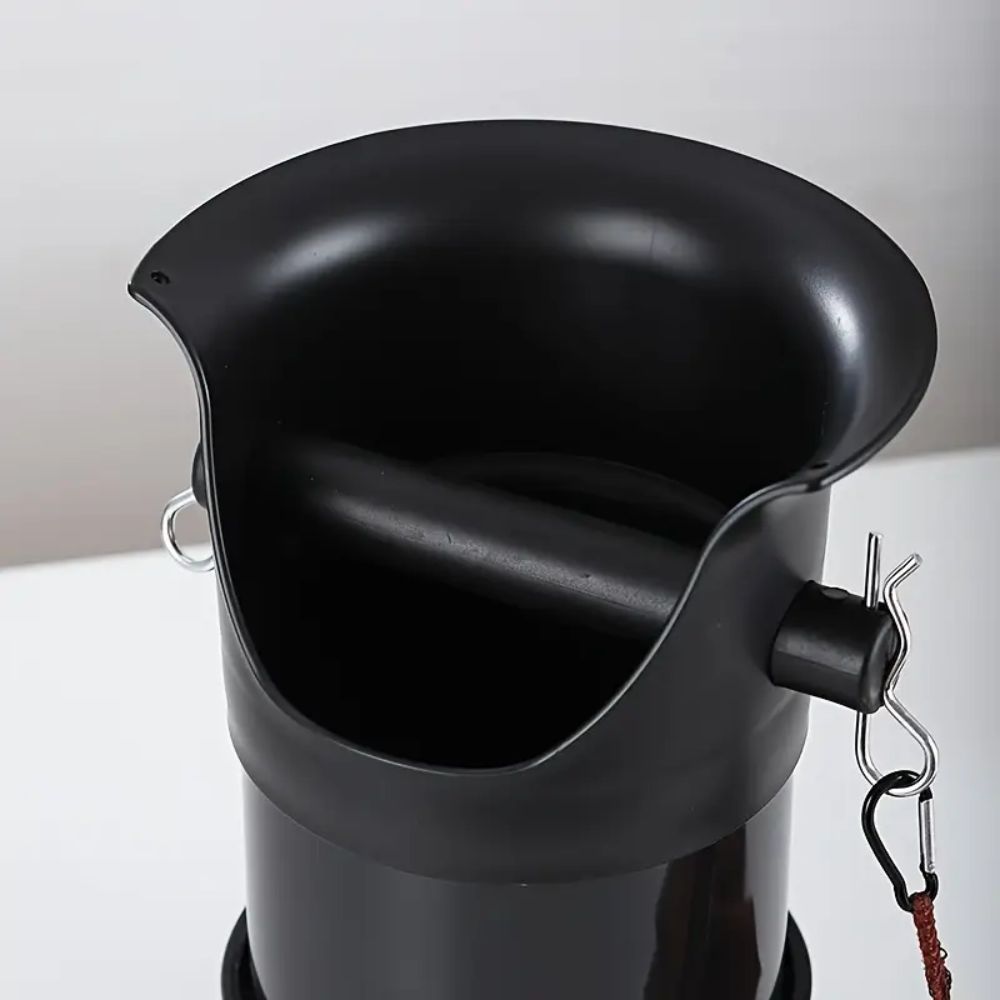 Large Café Grind Waste Knock Box — product in use