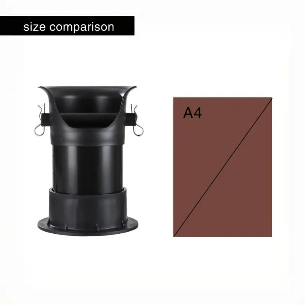 Large Café Grind Waste Knock Box — alternate angle view