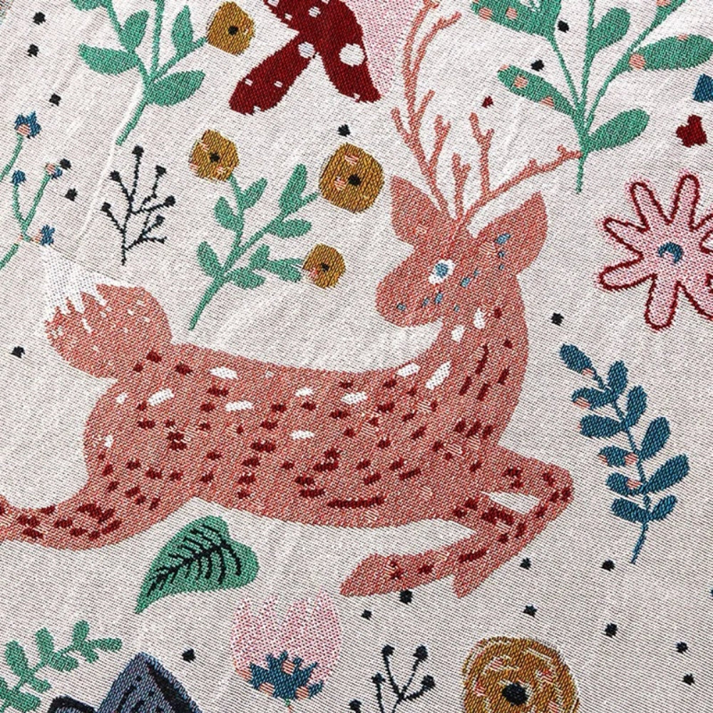 Laurel Nature-Inspired Soft Blanket — product close-up