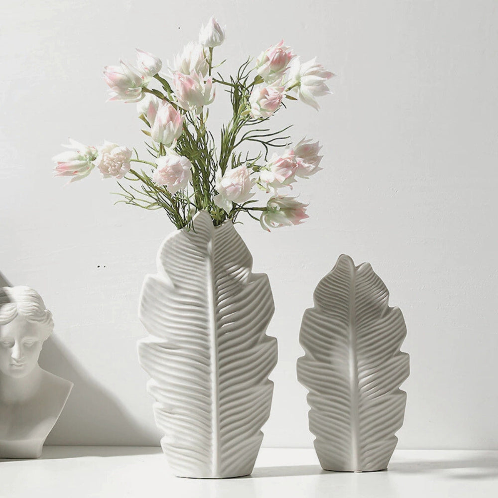 Leafline Ceramic Vase — main product photo