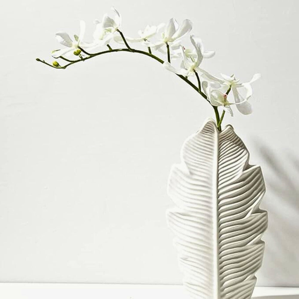 Leafline Ceramic Vase — product in use