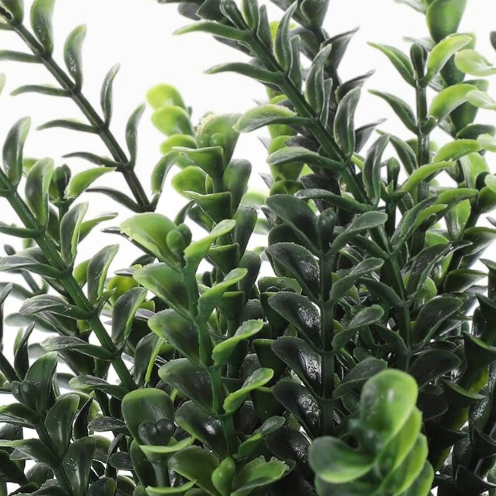 Leafora Artificial Plants in Modern Pots Decor | 3pcs Set — product close-up