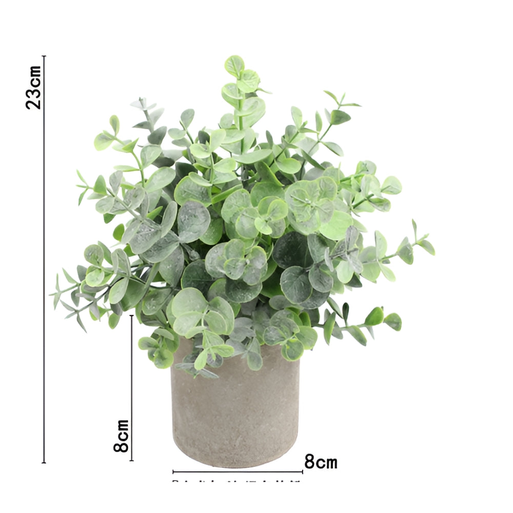 Leafora Artificial Plants in Modern Pots Decor | 3pcs Set — product feature detail