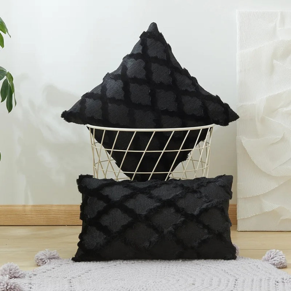 Lunel Velvet Boho Style Pillow Cushion Cover — additional view