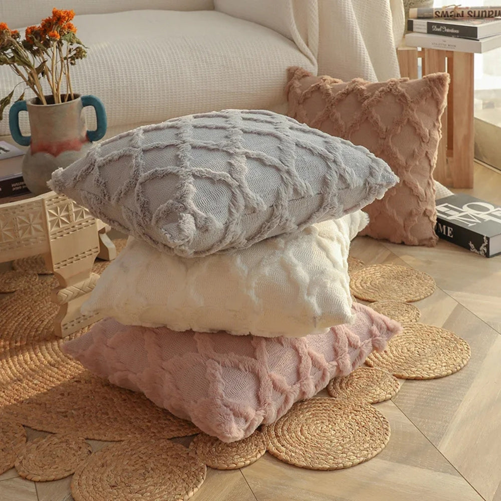 Lunel Velvet Boho Style Pillow Cushion Cover — product in use
