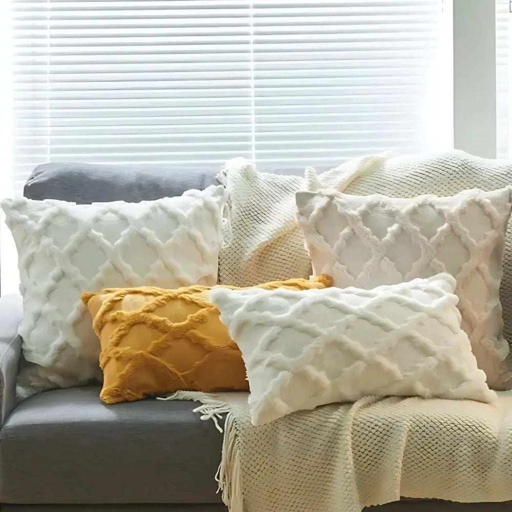 Lunel Velvet Boho Style Pillow Cushion Cover — product detail view
