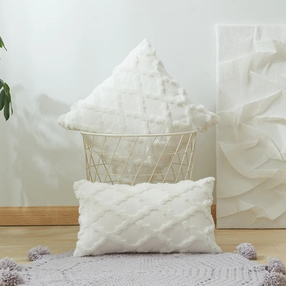 Lunel Velvet Boho Style Pillow Cushion Cover — alternate angle view