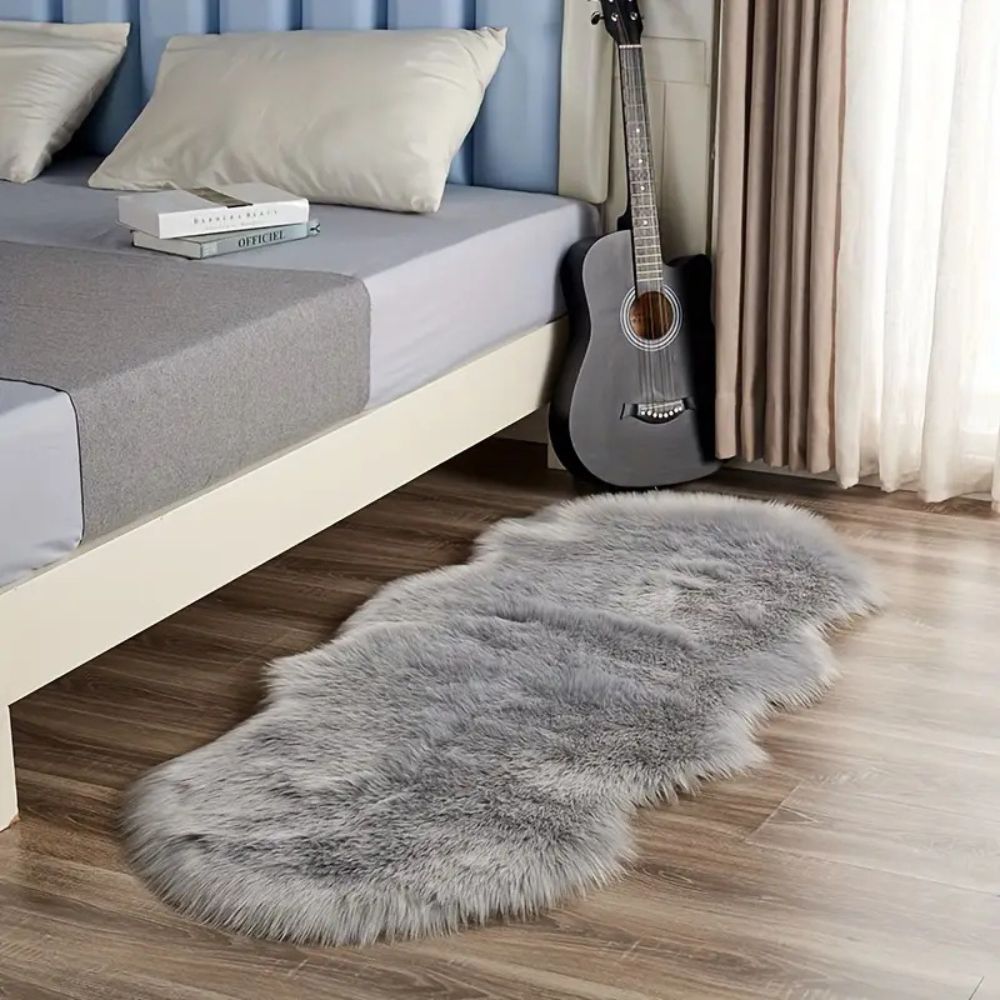 Lush Loom Faux Fur Rug — lifestyle shot