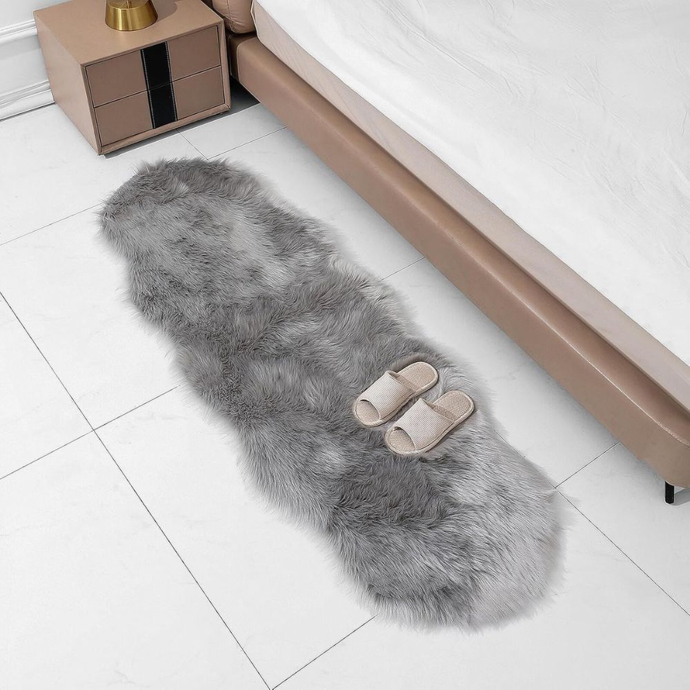 Lush Loom Faux Fur Rug — main product photo