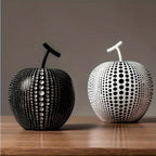 Luxurious Polka Dot Apple Sculpture — product in use