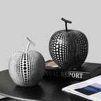 Luxurious Polka Dot Apple Sculpture — main product photo