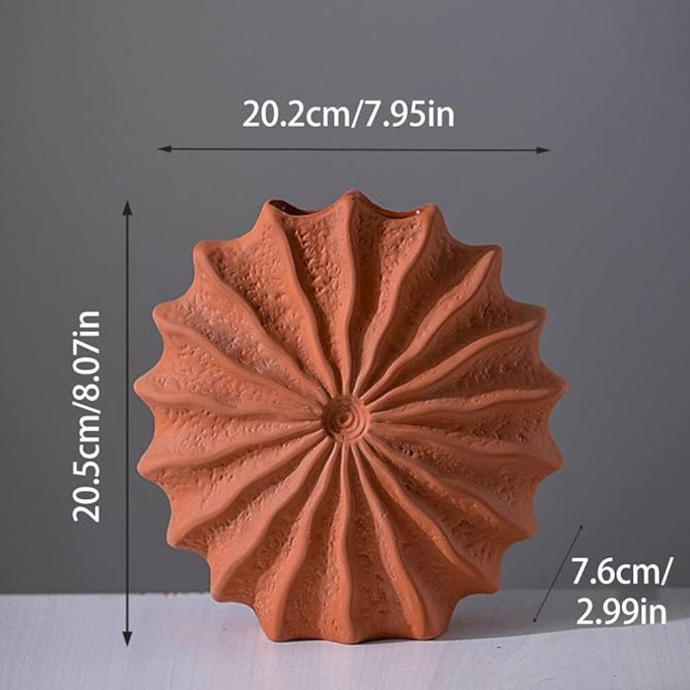 Coral Crest Ceramic Vase — additional view