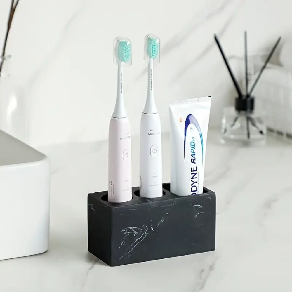 Couple Resina Toothbrush Holder — product detail view