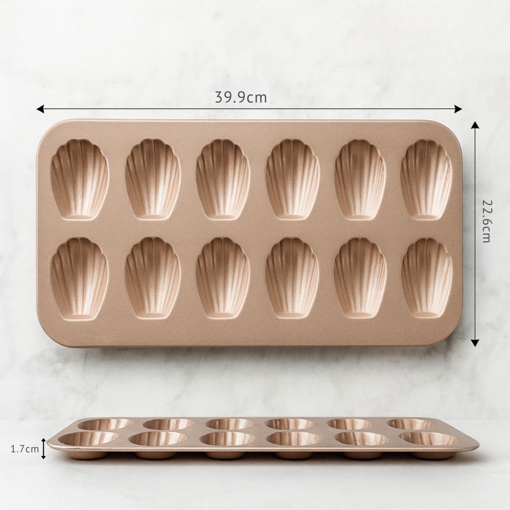 Mini Bake Shell Cake Mould Tray Pan — alternate angle view
