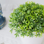 Minimalist Artificial Boxwood Bonsai Pot Decor — product detail view