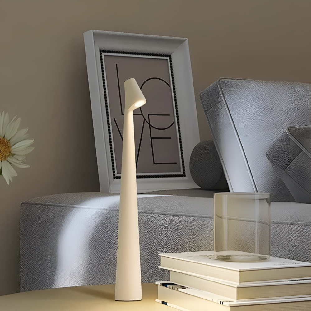 Minimalist Nordic Table Lamp — size and scale reference