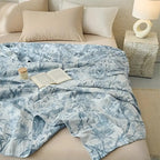 Mirel All-Season Cotton Floral Blanket — product detail view