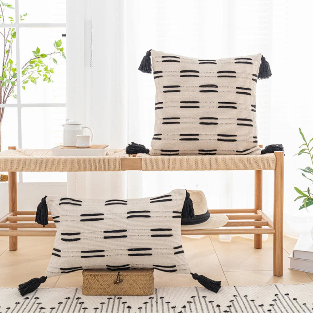 Mirelle Dash Weave Cushion Cover — product close-up