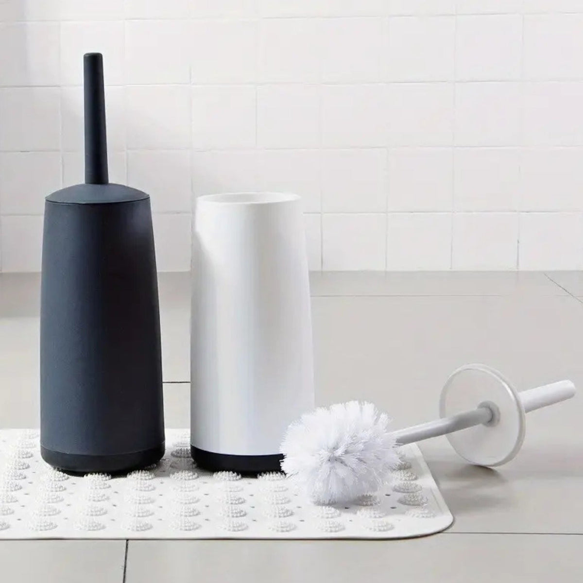 Modern Bathroom Toilet Brush Scrubber Cleaner — product detail view