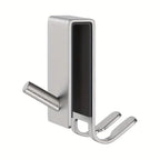 On Glass Stainless Shower Door Hooks — size and scale reference