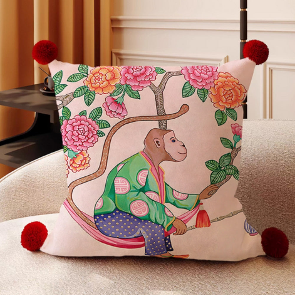 Monkey Garden Cushion Cover Collection — main product photo