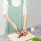 Nari Korean-Inspired Cross-Back Apron — product in use