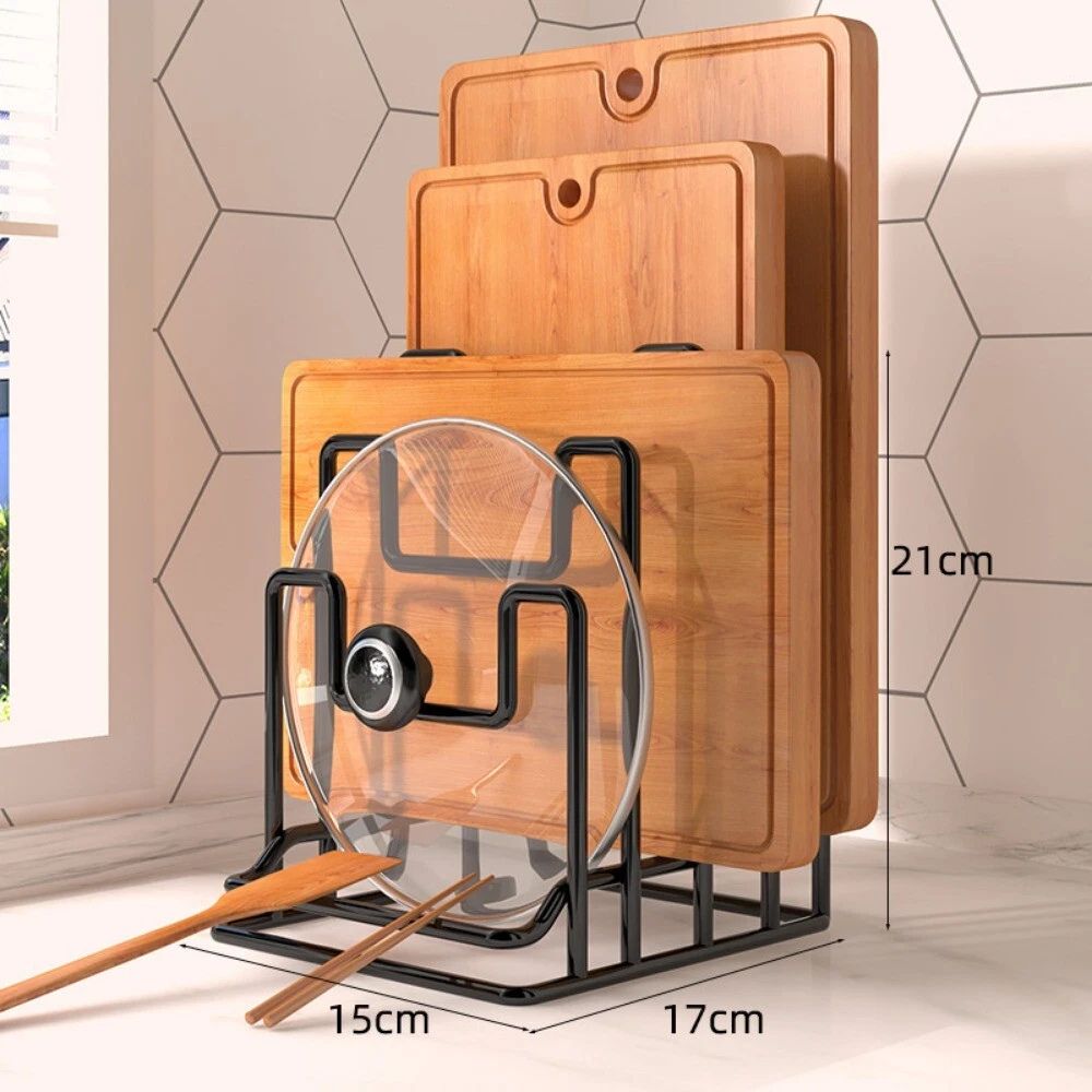 Neat Nest Pot Lid & Board Rack — lifestyle shot
