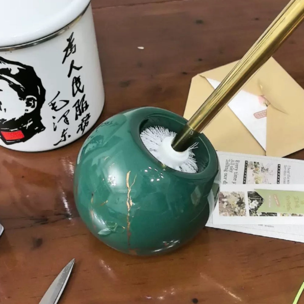 Nordic Creative Ceramic Toilet Brush — additional view