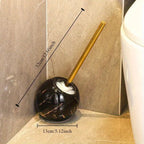 Nordic Creative Ceramic Toilet Brush — product detail view