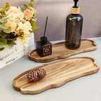 Oren Classic Wooden Serving Tray — product in use