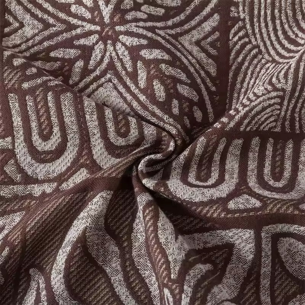 Ornate Blossom Cotton Blanket — product detail view