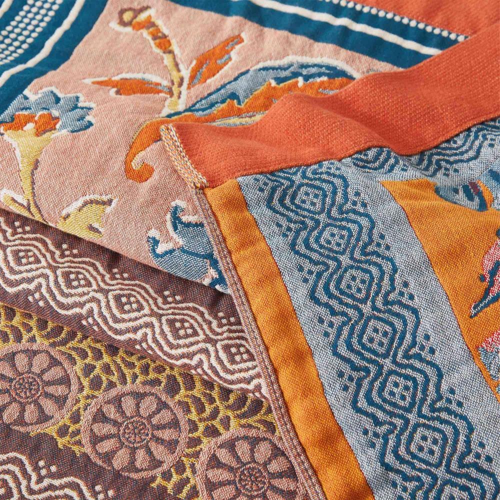 Sunburst Cotton Blanket — lifestyle shot