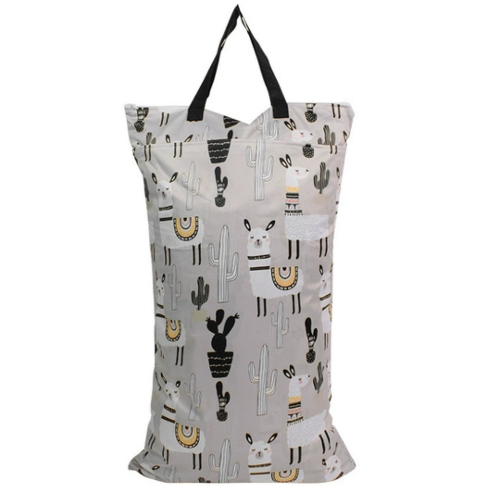 Reusable Cloth Laundry Diaper Storage Bag — size and scale reference