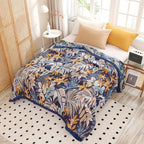 Palmera Tropical Jacquard Blanket Throw — main product photo