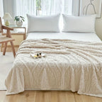 Paris Weave Jacquard Fleece Blanket — main product photo