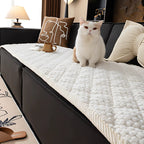Pet-Proof Textured Quilted Sofa Protector Slipcover — main product photo