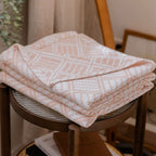 Plaid Pattern Cotton Blanket