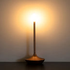 Portable Cylindrical Table Lamp — size and scale reference